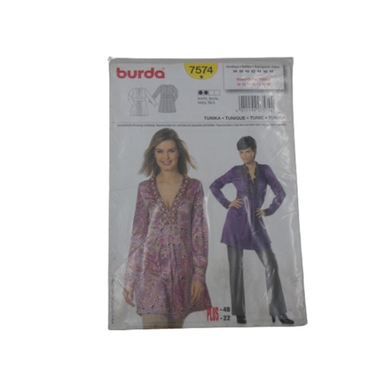 Χιτώνας Burda πατρον 7574 ()