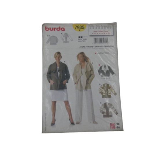 Ζακέτα Burda πατρον 7935 ()