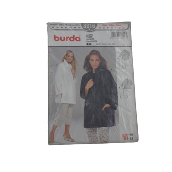 Ζακέτα Burda πατρον 8816 ()