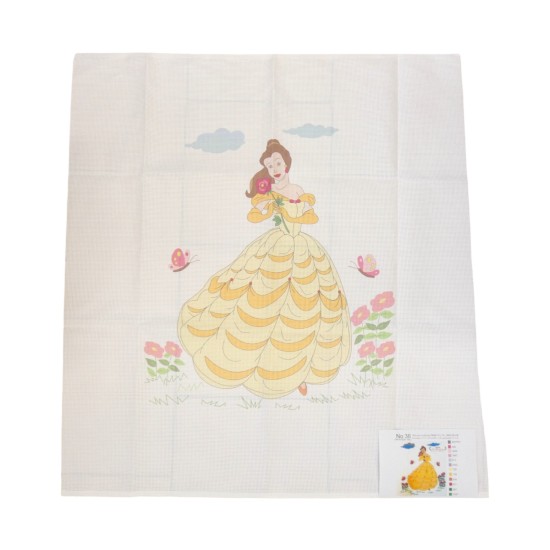 Πικέ κουβέρτα πριγκίπισσα Bell No 36 0,90 x 0,90 m Ανθέμιο ()