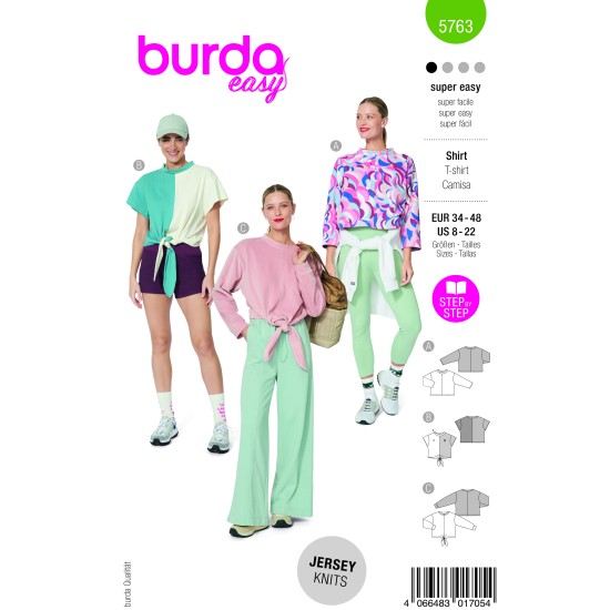 BURDA πατρόν 5763 () BURDA πατρόν 5763 ()