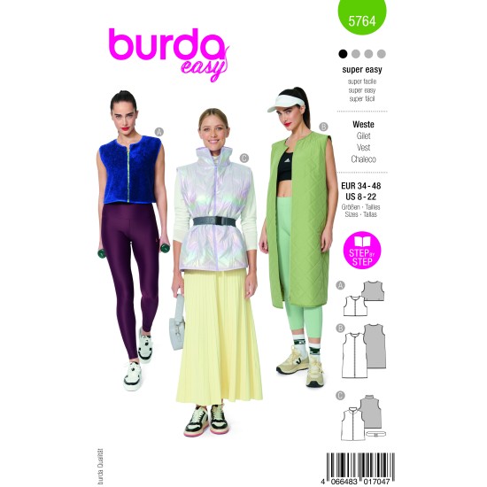 BURDA πατρόν 5764 () BURDA πατρόν 5764 ()