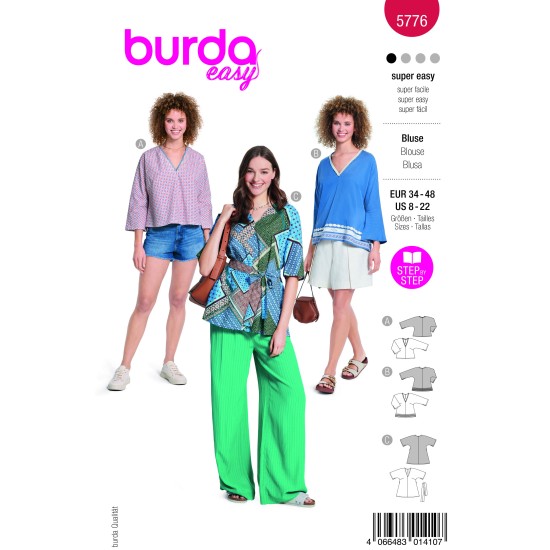 BURDA πατρόν 5776 () BURDA πατρόν 5776 ()