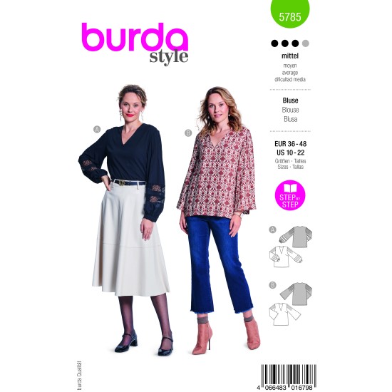 BURDA πατρόν 5785 () BURDA πατρόν 5785 ()