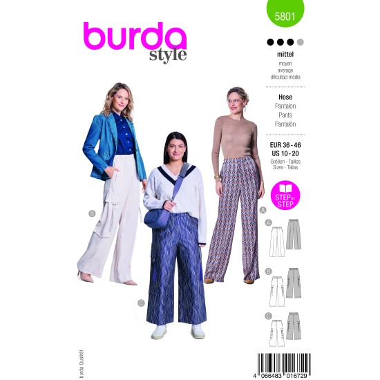 Burda Πατρόν 5801 ()