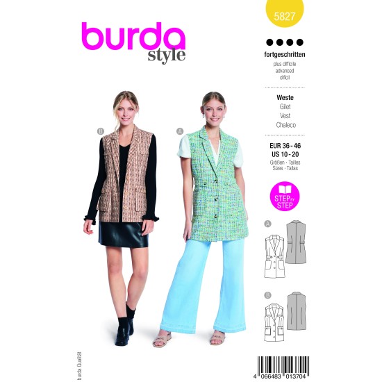 BURDA πατρόν 5827 ()