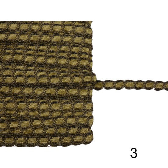 Τρέσα στενή με σχέδιο οβάλ 1cm (104255)