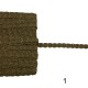 Τρέσα στενή με σχέδιο οβάλ 1cm  (104254)