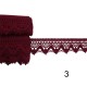 Δαντέλα βαμβακερή σε 4 χρώματα 3,5cm  (103812)