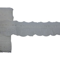 δαντελα ασπροκέντημα κοφτό 3cm