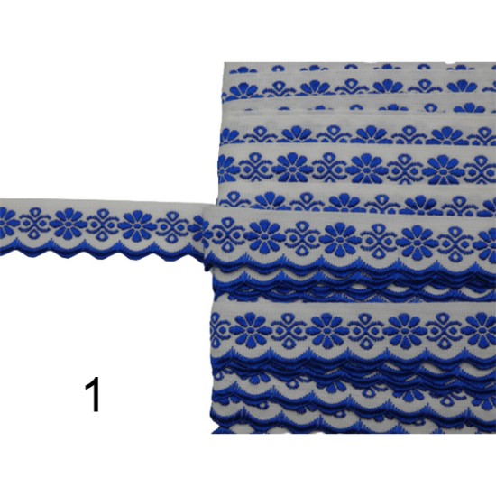 Δαντέλα με κέντημα 2cm ()