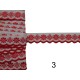 Δαντέλα με κέντημα 2cm  (103690)