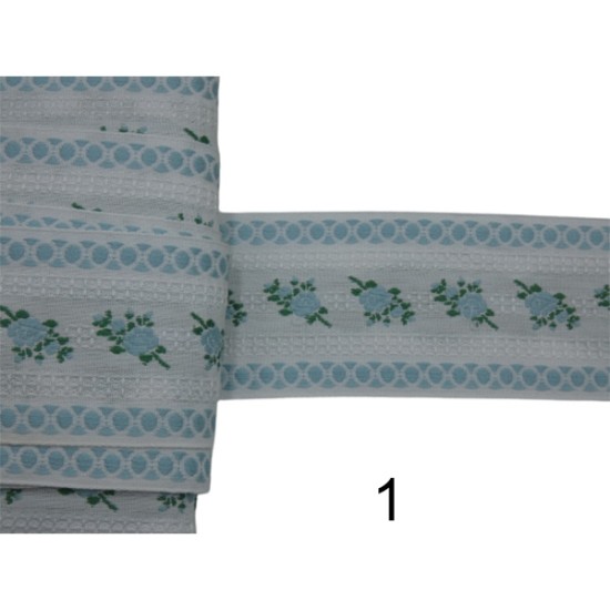 κορδέλες βαμβακερές Φ 5cm σε 2 χρώματα ()