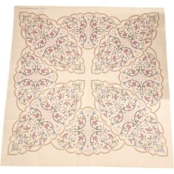 ΣΤΑΜΠΩΤΟ ΤΡΑΠΕΖΟΜΑΝΤΗΛΟ 1.40 Χ 1.40 Μ ΝΟ 121 ΑΝΘΕΜΙΟ