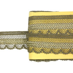 Φαρδιά Δαντέλα κεντήματος Φ 5,5cm 