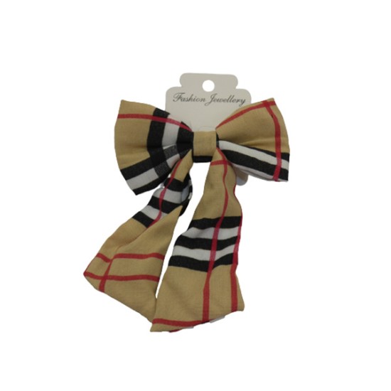 Κλίπς φιόκγος μαλλιών καρό ()