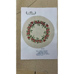 ΣΤΑΜΠΩΤΗ ΡΟΤΟΝΤΑ 1,45 x 1,45 Μ '' ΡΟΔΙΑ '' ΝΟ 342Α ΑΝΘΕΜΙΟ