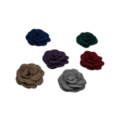 Ραφτό μοτίφ 3d τριαντάφυλλο 9cm (6 χρώματα)