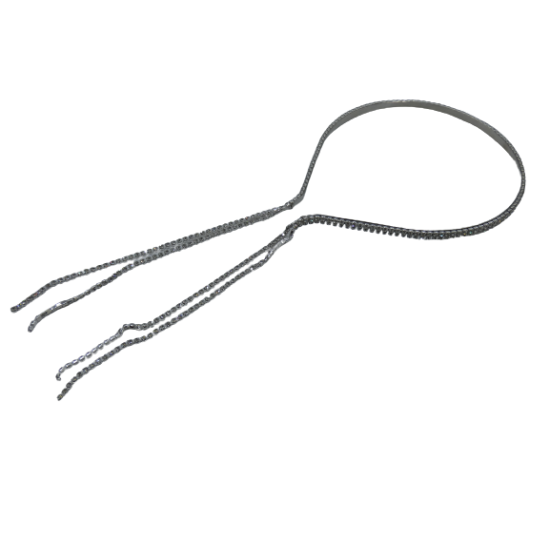 Μεταλλικη στεκα με στρας  ()