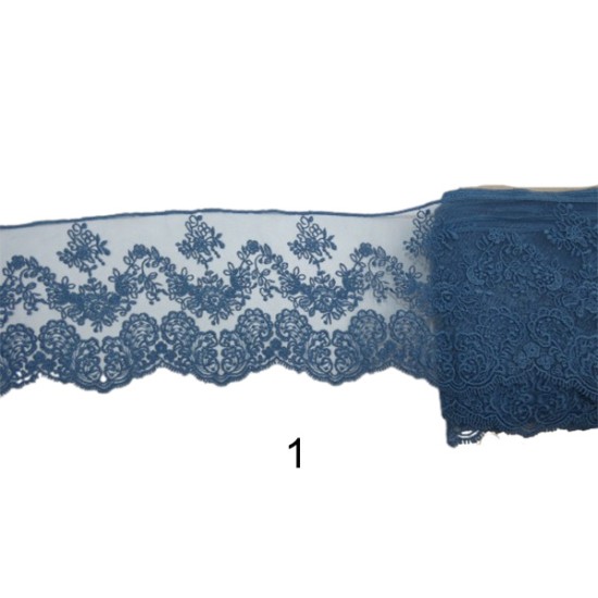 Γαλλική δαντέλα σαντιγί 13 cm (2) ()