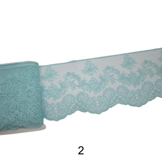 Γαλλική δαντέλα σαντιγί 13 cm (2) (92066)