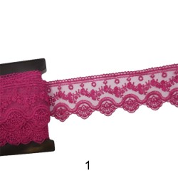 Γαλλική δαντέλα σαντιγί 9 cm σε 6 χρώματα