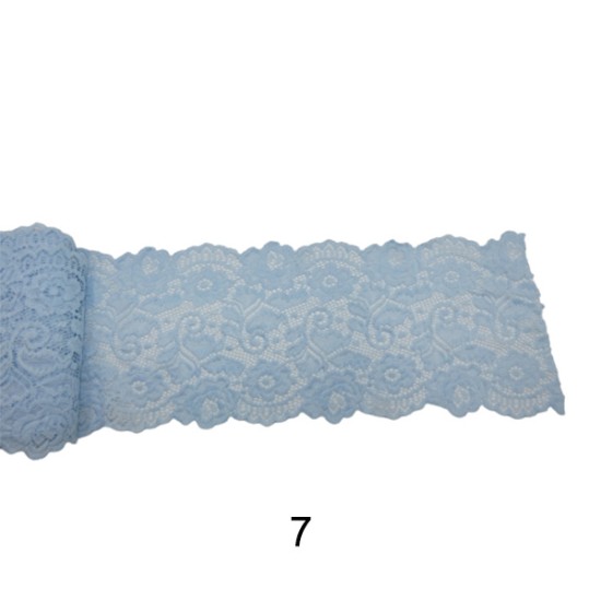 Ελαστική δαντέλα 13 cm σε 8 χρώματα (92053)