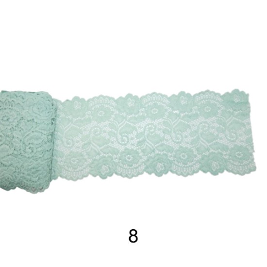 Ελαστική δαντέλα 13 cm σε 8 χρώματα (92054)