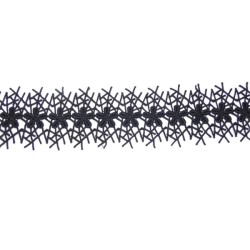 Κυπούρ δαντέλα Μαύρη 6,5 cm Κυπούρ δαντέλα Μαύρη 6,5 cm