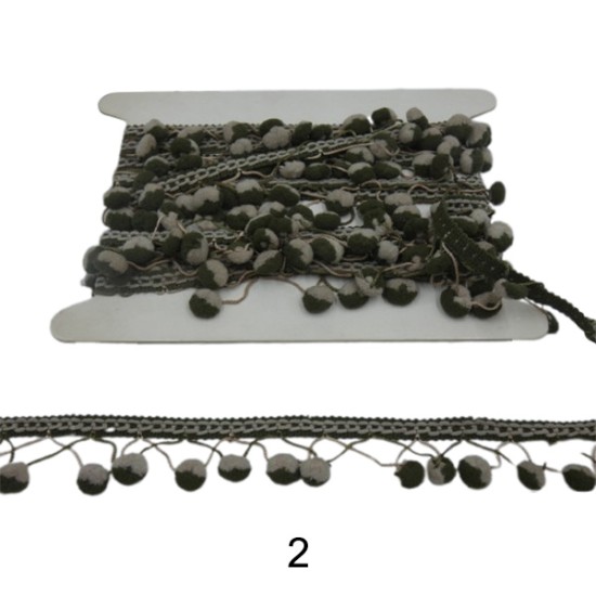 Τρέσα με δίχρωμο Πον Πον 5 cm (100928)