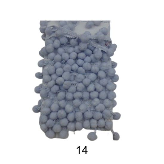 Πον-πον εισαγωγής σε 12 χρώματα (111455)