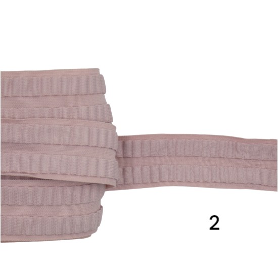 Υφασμάτινη τρέσα ελαστική σε 4 χρώματα 4,50 cm (97679)