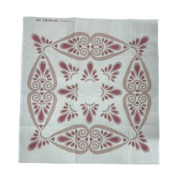 Καρέ Νο 216 κόκκινο 0,90 x 0,90 m Ανθέμιο