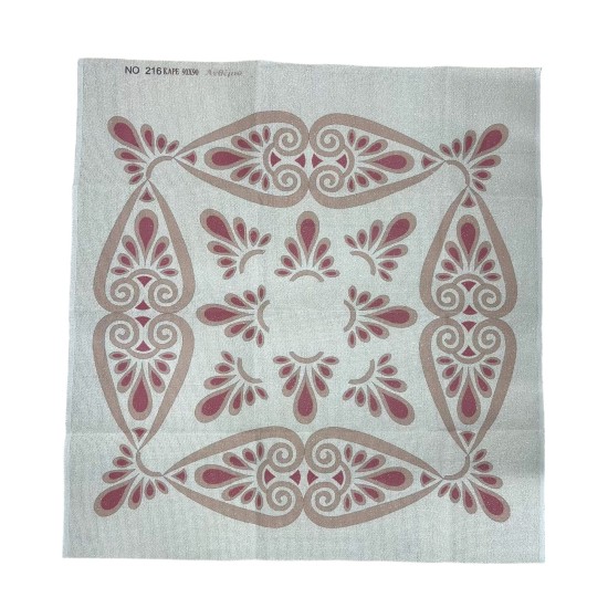 Καρέ Νο 216 κόκκινο 0,90 x 0,90 m Ανθέμιο ()