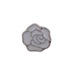 Κουμπί μόδας σε σχήμα τριαντάφυλλο 13mm Κουμπί μόδας σε σχήμα τριαντάφυλλο 13mm