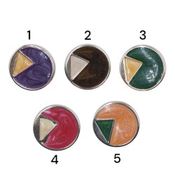 Κουμπιά δίχρωμα με σμάλτο σε 5 αποχρώσεις﻿