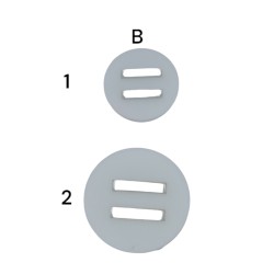 Κουμπί μόδας σε 3 χρώματα