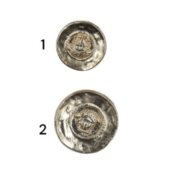 Κουμπί χρυσό μεταλλικό με οικόσημο