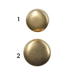 Κουμπί χρυσό μεταλλικό 
