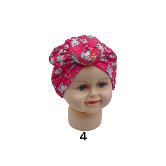 Παιδικά τυρμπάν με σχέδιο μονόκερους σε 6 χρώματα (112458)