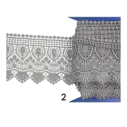 Κυπούρ δαντέλα με μύτες 10cm σε 6 χρώματα