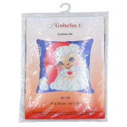 Χριστουγεννιάτικο Kit πινακάκι σχέδιο Άγιος Βασίλης 35 x 35 cm