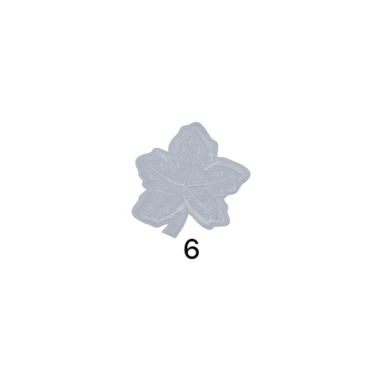 Θερμοκολλητικό μοτιφ φυλλο σε 12 χρώματα 5x5 cm (110513)