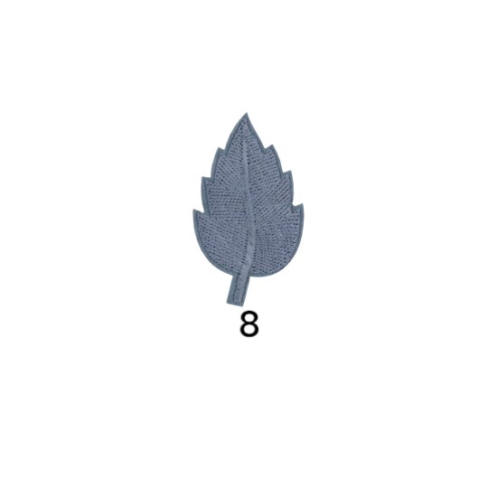 Θερμοκολλητικό μοτιφ φυλλο σε 15 χρώματα 5x3 cm (101063)