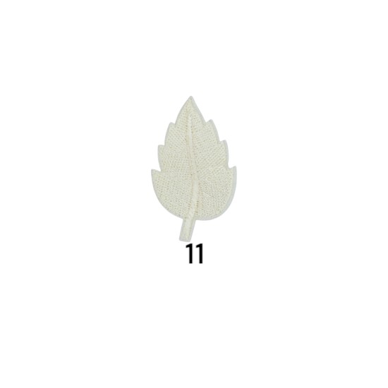 Θερμοκολλητικό μοτιφ φυλλο σε 15 χρώματα 5x3 cm (101066)