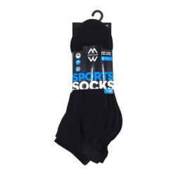 Ανδρική κάλτσα ημίκοντη χωρίς ραφή στη μύτη μισή πετσέτα 2 μεγέθοι πακέτο 3 ζευγάρια Ανδρική κάλτσα ημίκοντη χωρίς ραφή στη μύτη μισή πετσέτα 2 μεγέθοι πακέτο 3 ζευγάρια