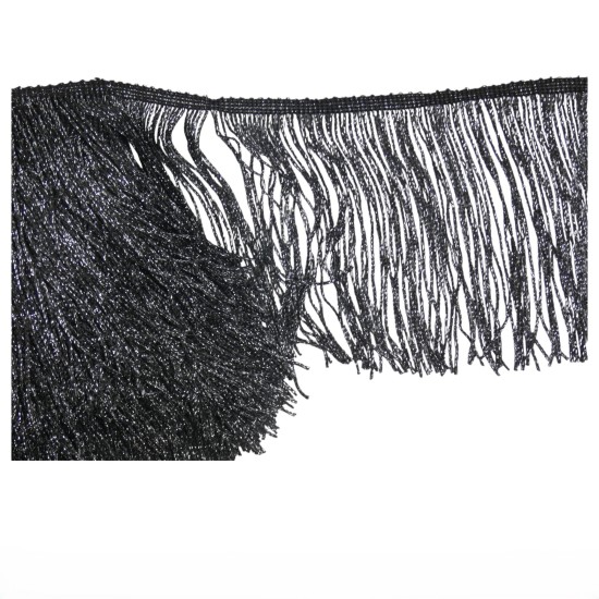 Κρόσι ρεγιόν μαύρο ασημί 12.5 cm ()