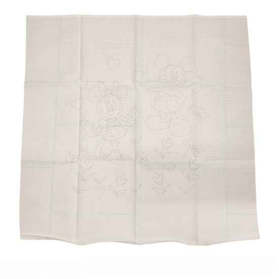 Κουβερτάκι Πικέ Μίκι Mίνι No 34 0,90 x 0,90 m Ανθέμιο ()