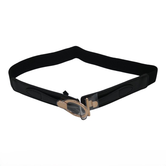 Γυναικεία ζώνη ελαστική με λεπτομέρεια στην αγκράφα ()