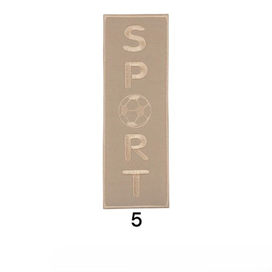 Θερμοκολλητικό μοτίφ SPORT σε 6 χρώματα 15 x 5 cm  (101737)